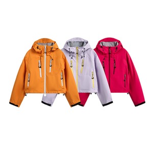 Hooded Box Silhouette Short Jacket ‐3col‐  A0605