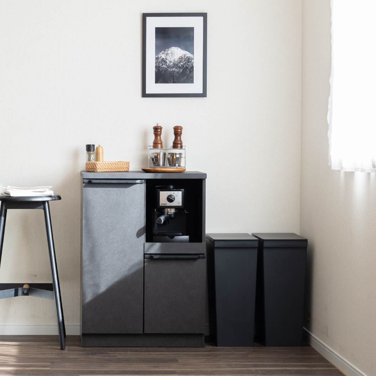 10%OFF】キッチンカウンター 60センチ 食器棚 モダン 幅60cm