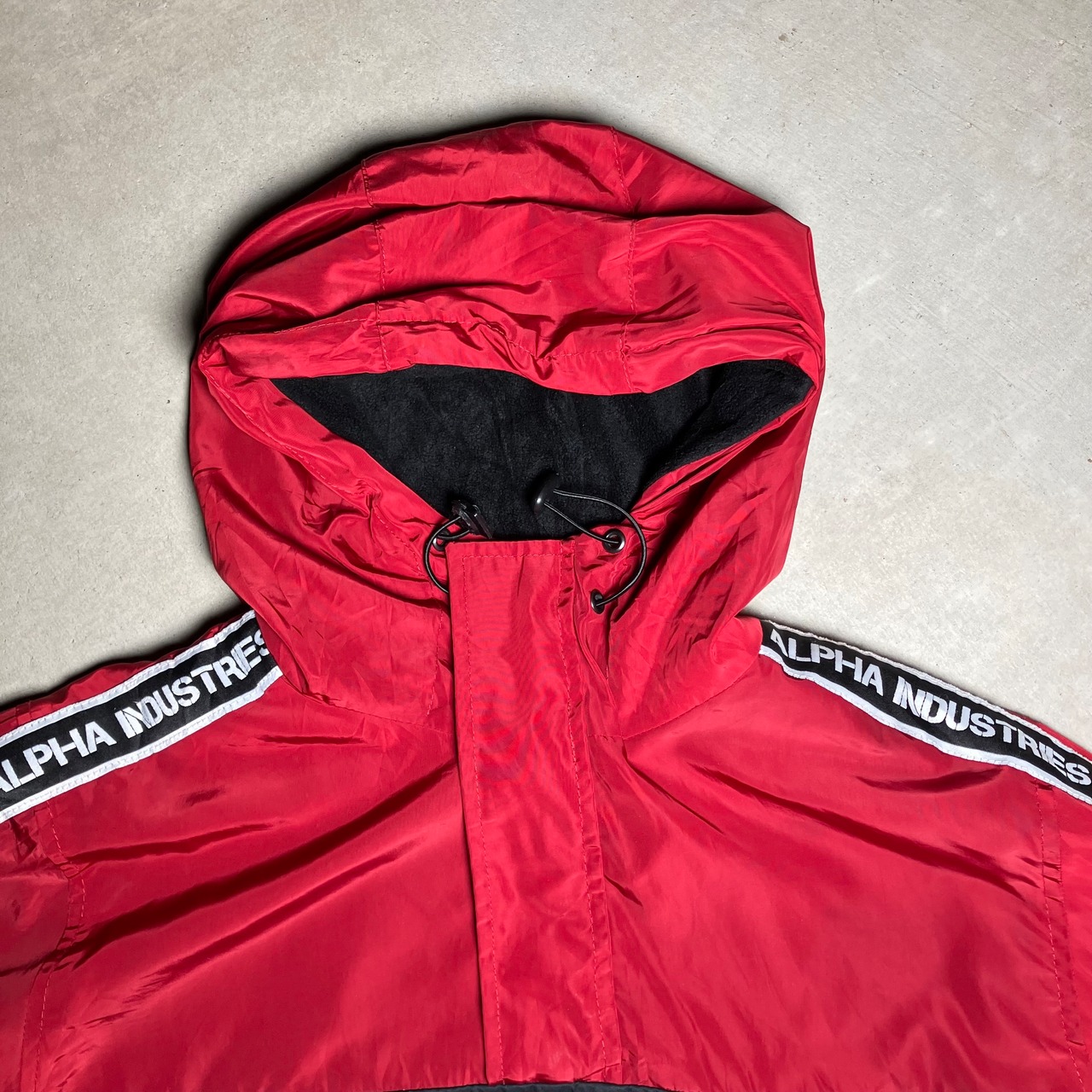 ALPHA INDUSTRIES Harf-Zip anorak hoodie