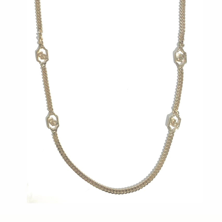 特別価格【Christian Dior】DIOR CDロゴ W使い可能 ロングネックレス