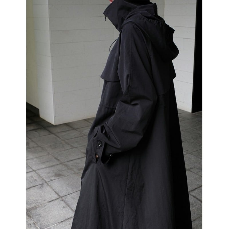 RUFFLOG ウィンドブレーカー　L ブラック　完売品 long windbreaker 401844 | riglow