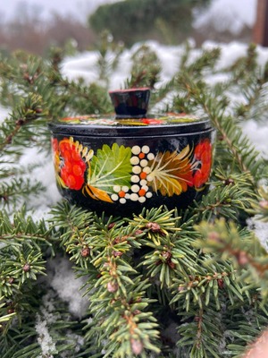 ペトリキフカのジュエリーボックス（クープッカ作）