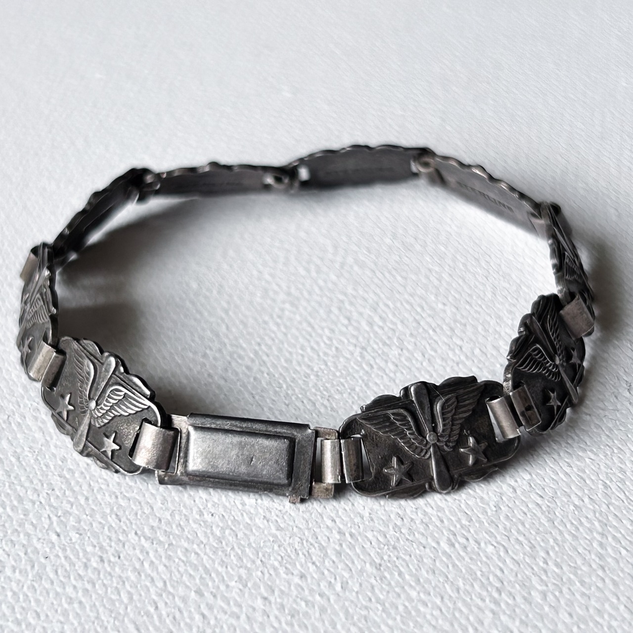 希少】40s USAF forget me not Sweet Heart jewelry ブレスレット  