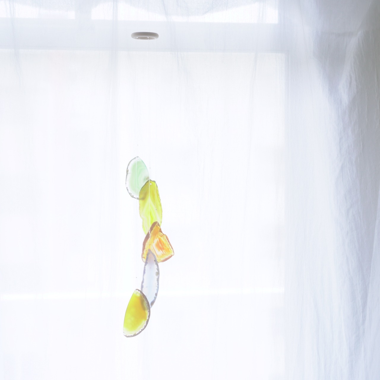 Orange Sherbet - アゲートヒーリングチャイム / Agate Sun Catcher Wind Chime 497