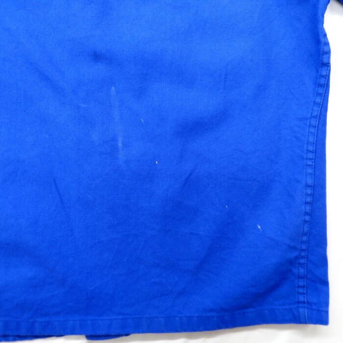 古着 ユーロワーク カバーオール ジャケット ブルー サイズ表記：50