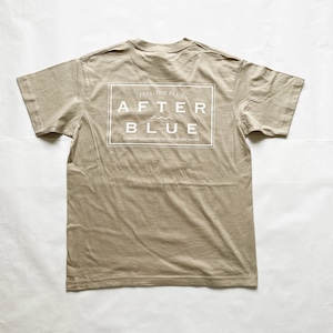 AfterBlue/アフターブルー backlogoS/S Tシャツ ミルキーグレー【オーガニックコットン】【ユニセックス】