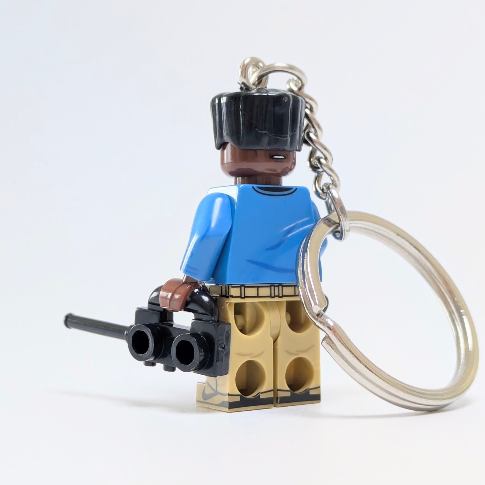 ★ブロックフィギュアキーホルダー★【 Stranger Things / ストレンジャーシングス 】 ルーカス・シンクレア / Season5 〚アメリカン雑貨 アメトイ〛