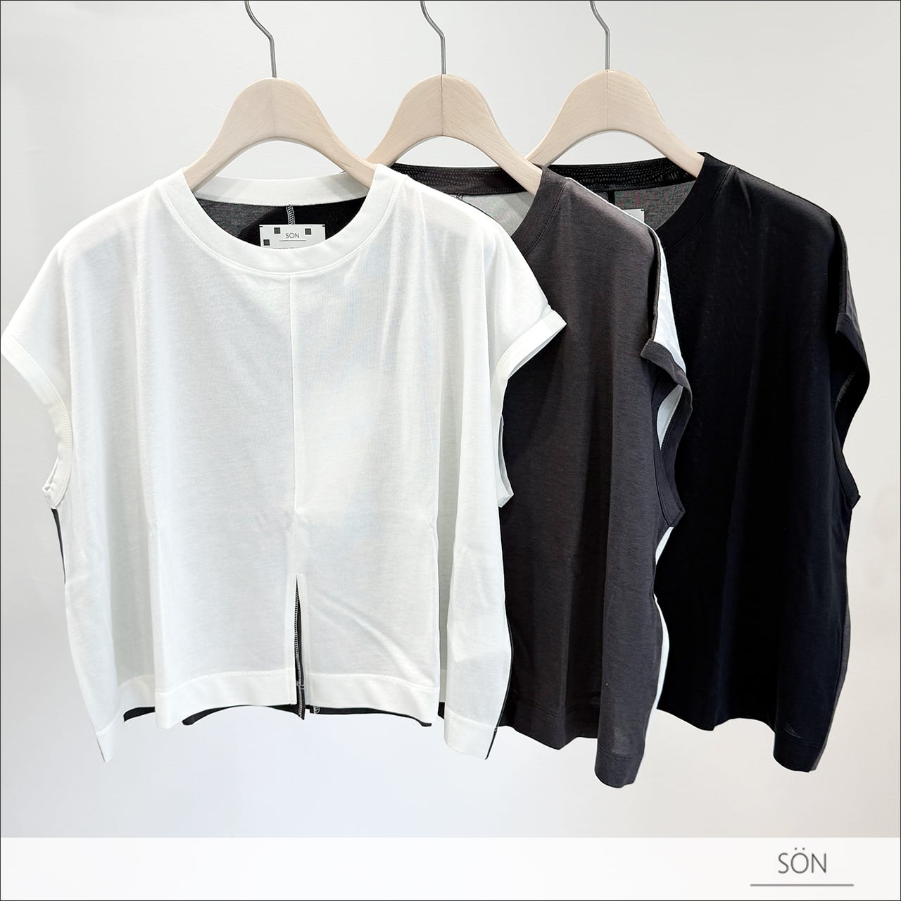SON スリットショートタンクトップ SNCS756