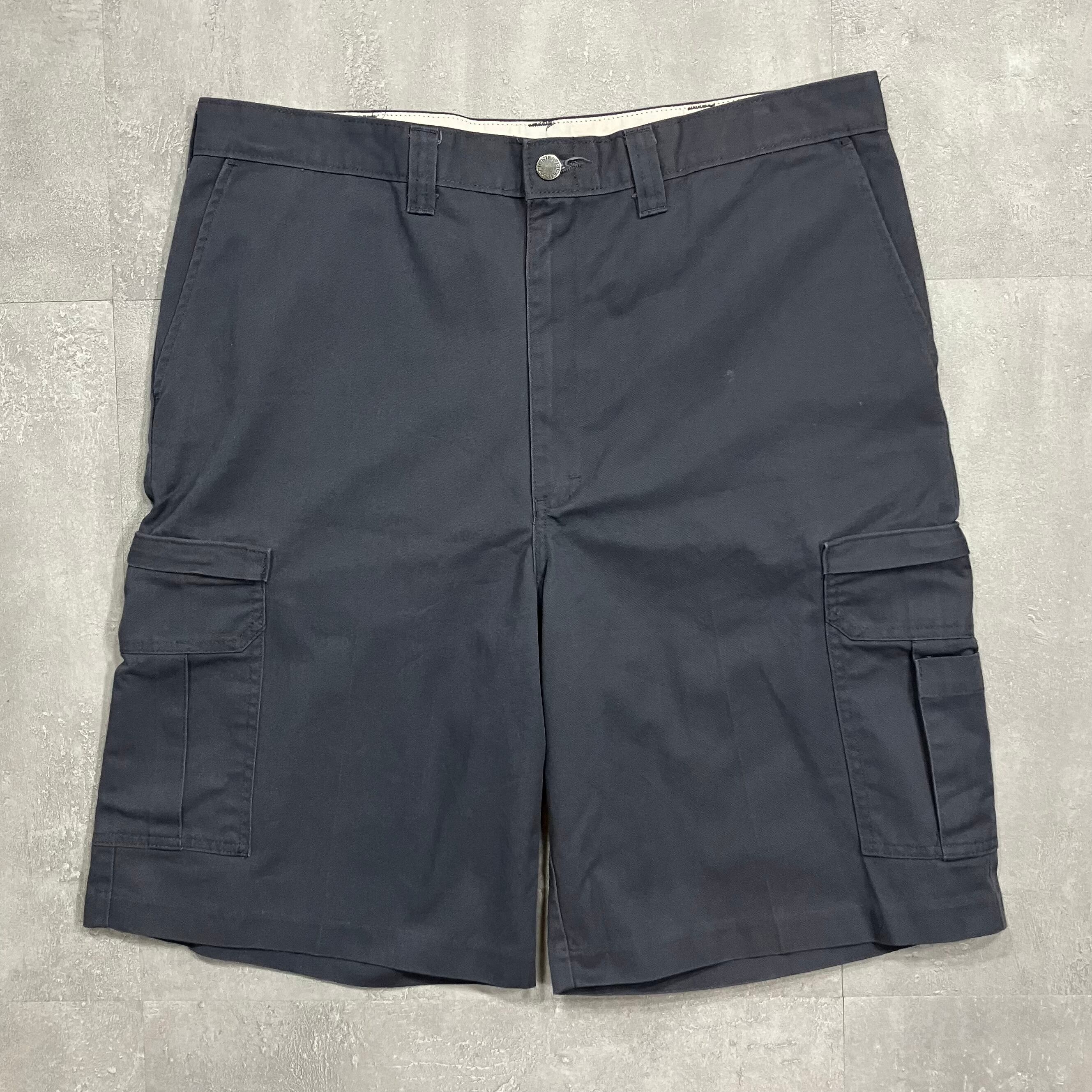 《実寸w37》Dickies ディッキーズ ハーフパンツ カーゴショーツ グレー No.3830