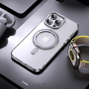 iPhone15pro ケース iphone15 ケース iPhone14 ケース iphone13 12 ケース 12ProMax 13pro 13promax 14plus 15Plus 15ProMax 回転スタンド機能・マグセーフ対応 14promax 14pro MagSafe対応 丸型スタンド付き 米軍耐衝撃 リング ワイアレス充電