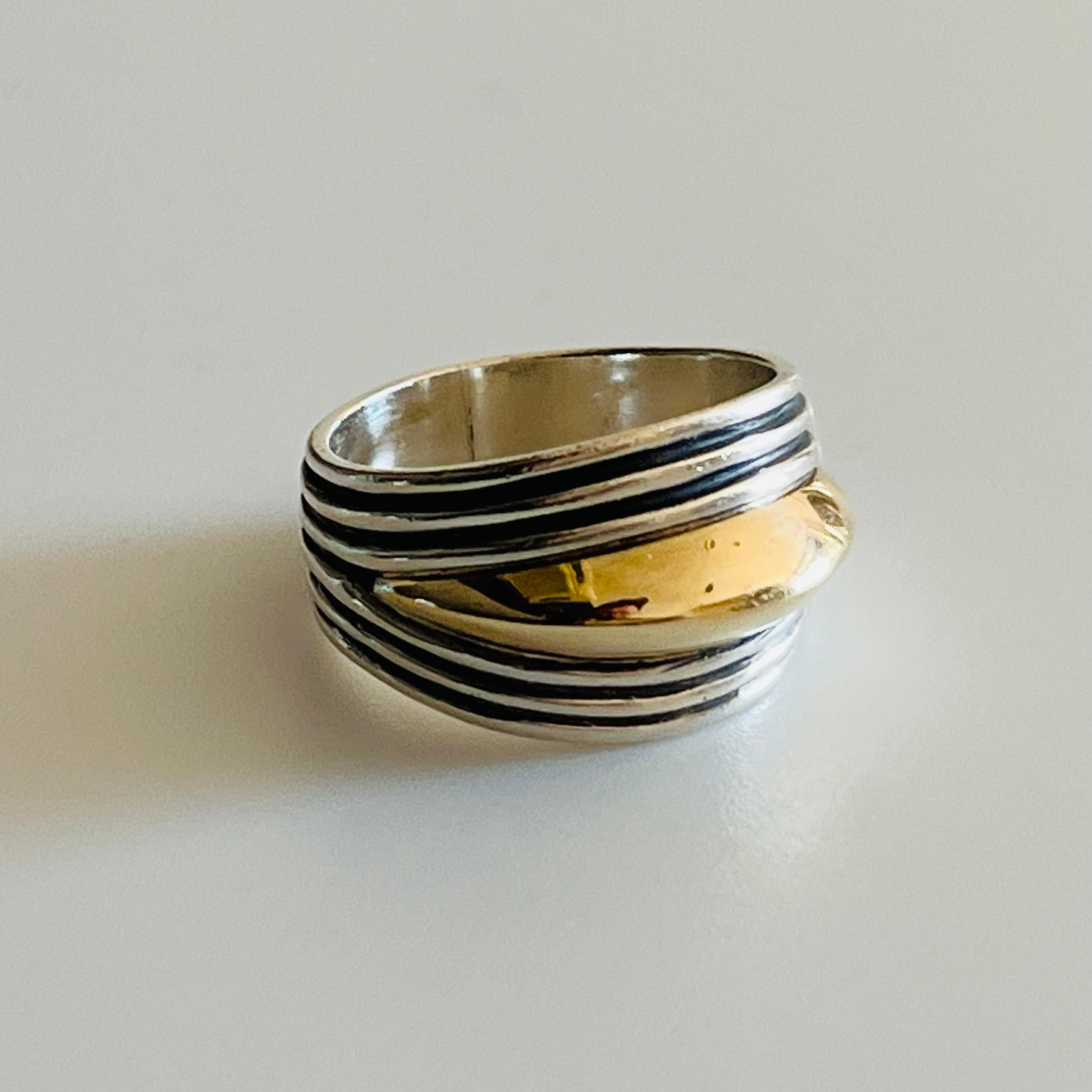 ティファニー　リング　ヴィンテージ vintage tiffanyヴィンテージティファニー80s combination ring 16号