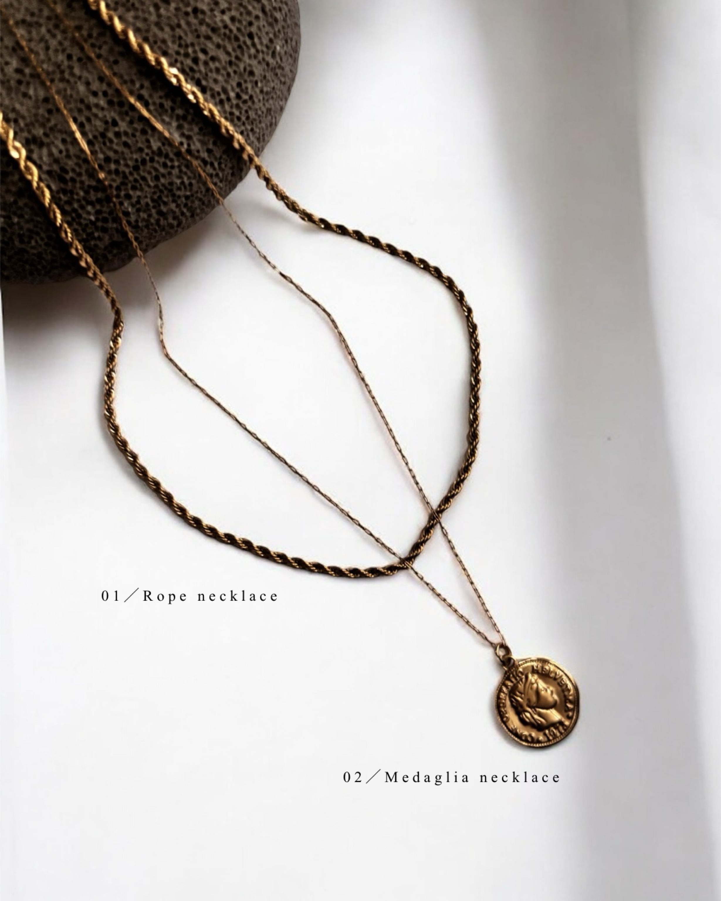 Necklace｜Rope／Medaglia