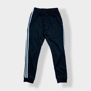 【adidas】トラックパンツ TRACK PANTS ジャージパンツ ジャージ下 トレフォイル 刺繍ロゴ  アディダス 黒 CW1275 US古着