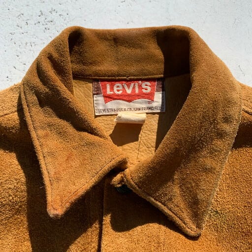 70's Levi's リーバイス 3rd TYPE スエードジャケット スモールe 希少 ブラウン 38 レア ラフスエード 希少 ヴィンテージ |  agito vintage powered by BASE