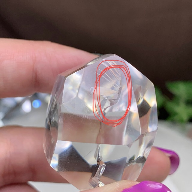 (訳)3.透明度抜群☆ファンシーシェイプ☆アイリスクォーツ