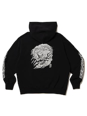 Fade Wash Crewneck Sweat Parka(Skull Jesus)