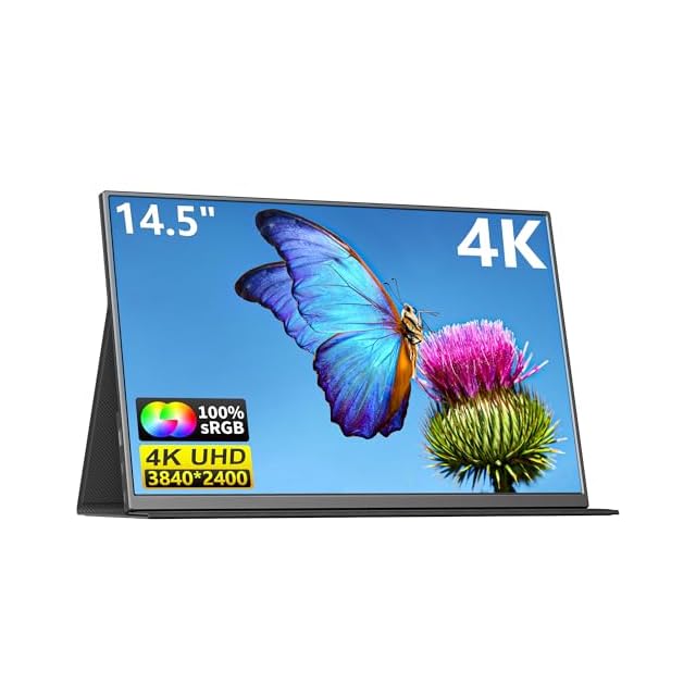 訳があり❣️16インチ ディスプレイ 4k モバイルモニター KOOLYFUL モバイルモニター 4k 16インチ モバイルディスプレイ