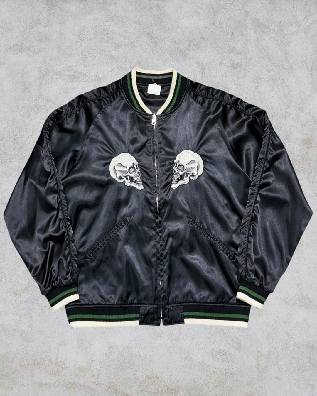Special!!】00's old stussy Souvenir Jacket “スカジャン” “Skull