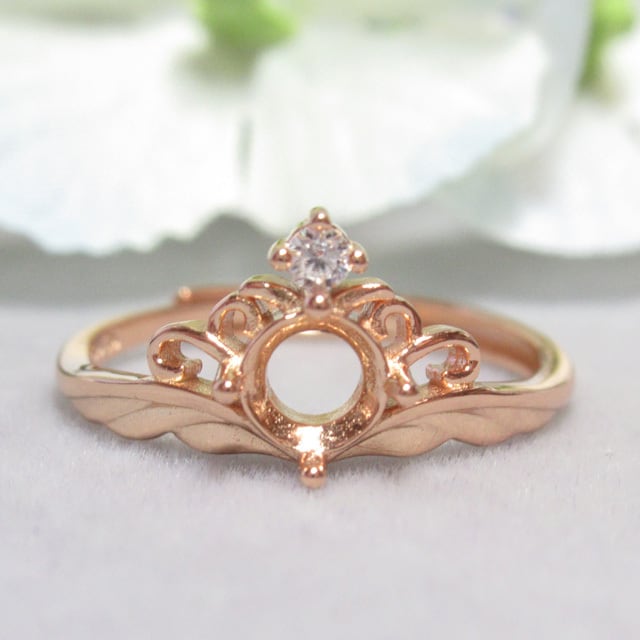 5㎜ プリマージュ ティアラ S925 リング台 PG