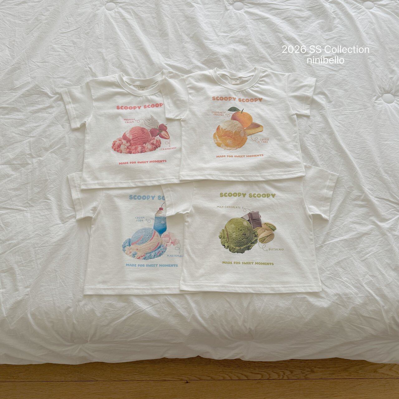 【6/18〆予約】<ninibello> bebe Scoop scoop short sleeve T