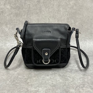 LOEWE ロエベ ショルダーバッグ レザー ブラック 5581-202203