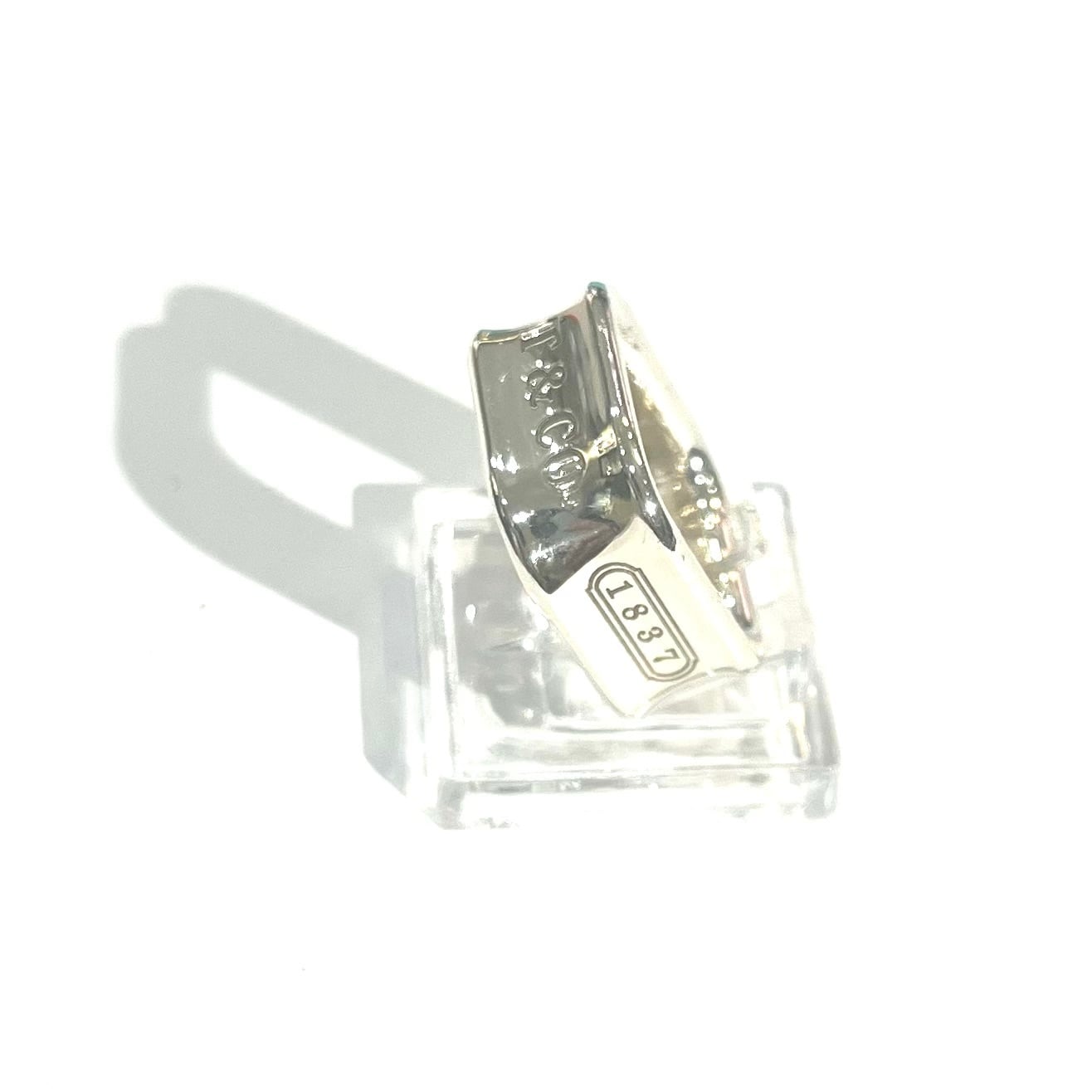 TIFFANY&CO.】【約4-5号 】2476 希少1837 スクエアリング／シルバー925