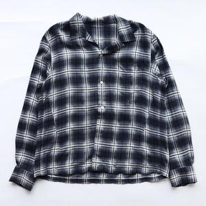 00S NUMBER NINE RAYON OMBRE CHECKED L/S SHIRT