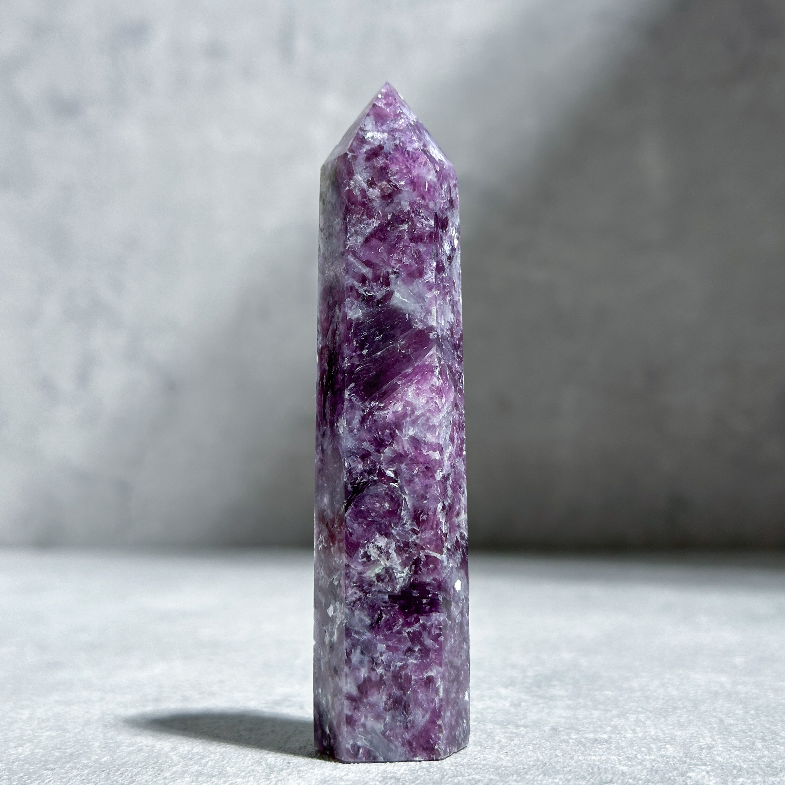 レピドライト タワー型72◇Lepidolite◇天然石・鉱物・パワーストーン