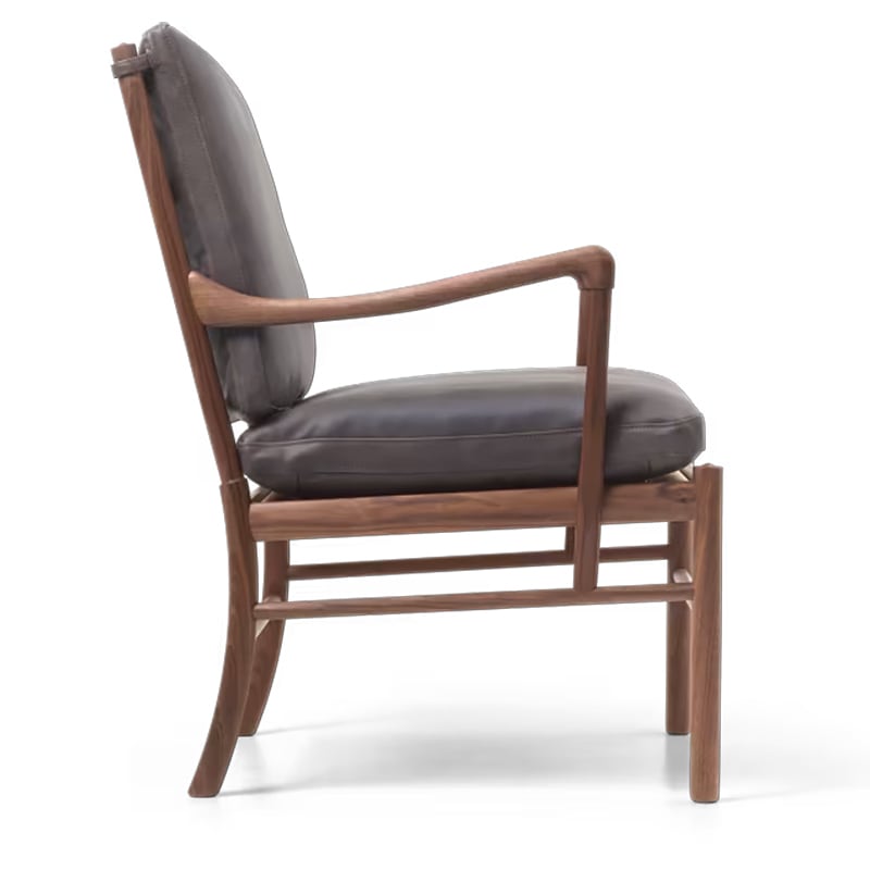 新レザー特別価格》OW149 コロニアル ラウンジチェア ウォールナット 新レザー特別価格》OW149 コロニアル ラウンジチェア ウォールナット