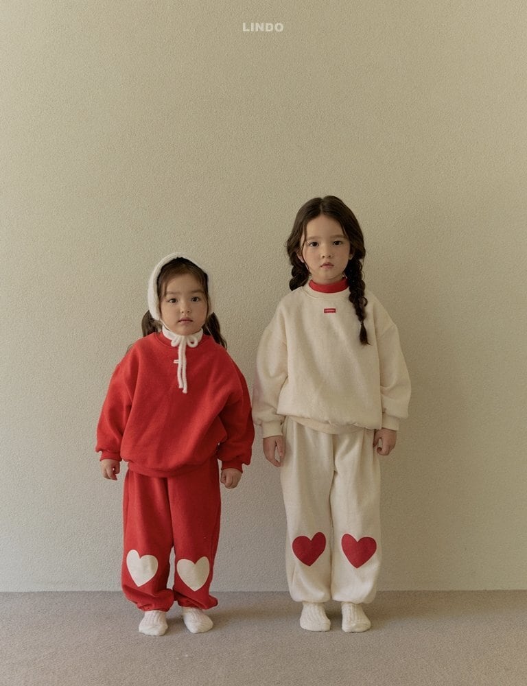 【予約商品】big heart jogger pants