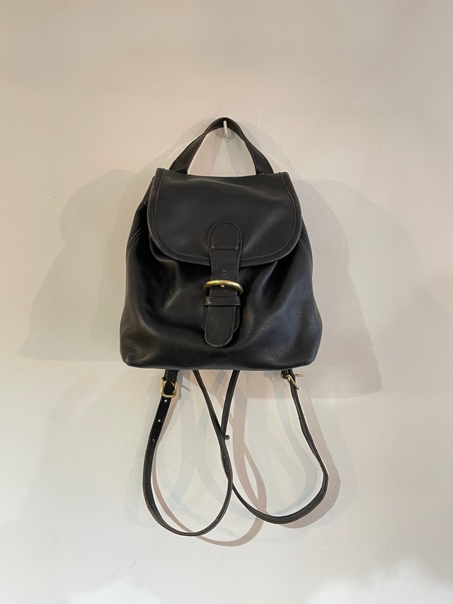 OLD COACH Leather Backpack / Made in United States [B-536]アメリカ 