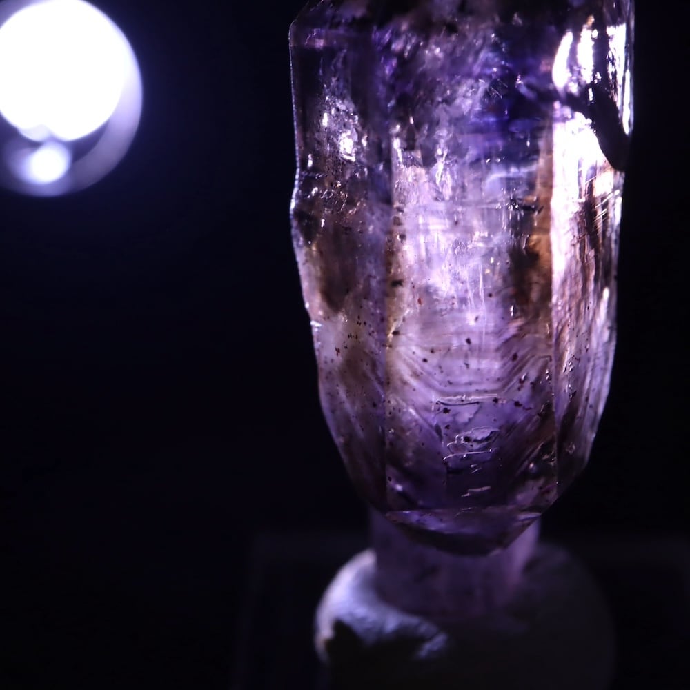 スーパーセブン セプター スモーキー アメジスト紫水晶 13,5g AMT187