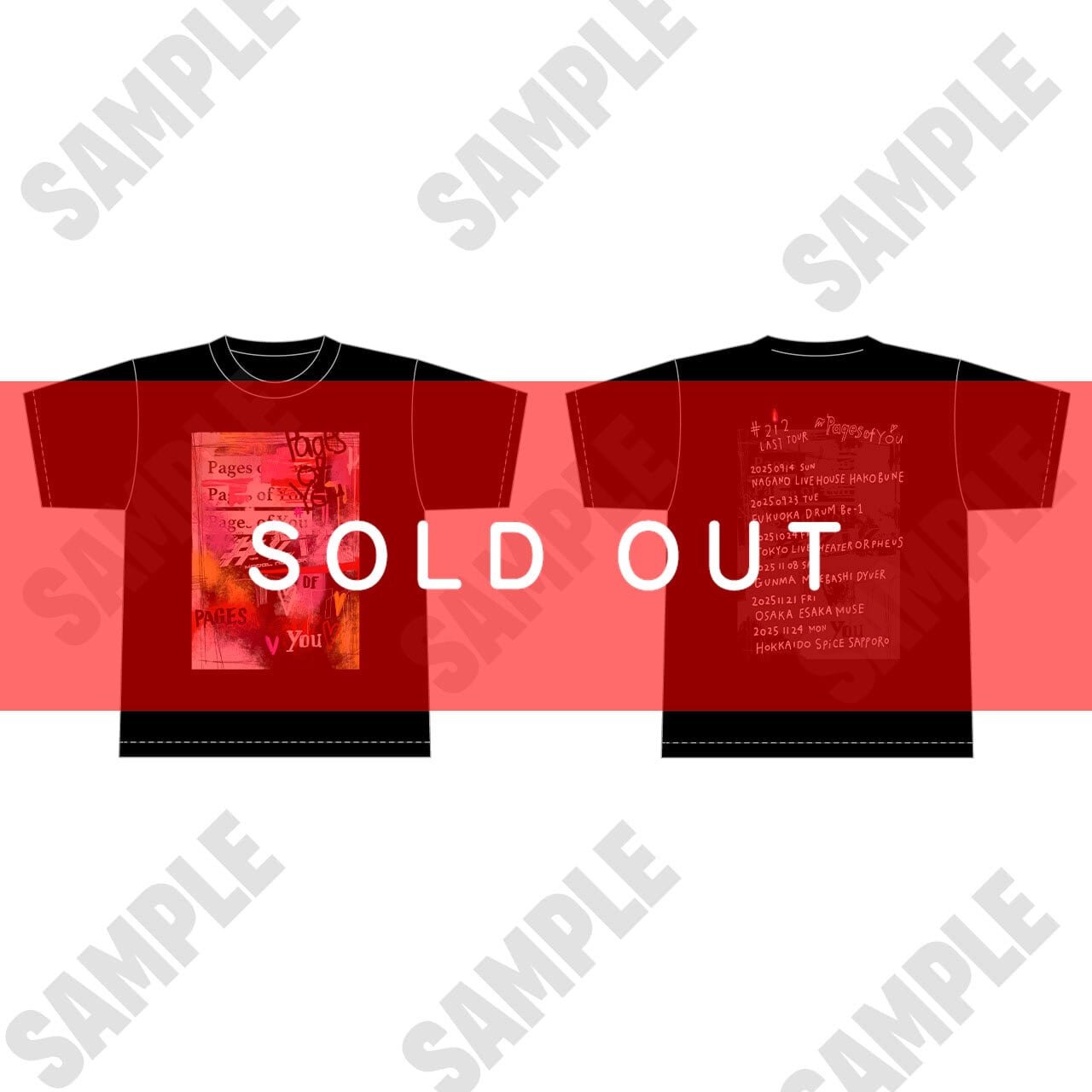 ◤再販◢ 【LAST TOUR Pages of You】#2i2 Tシャツ【NI463】 | #2i2