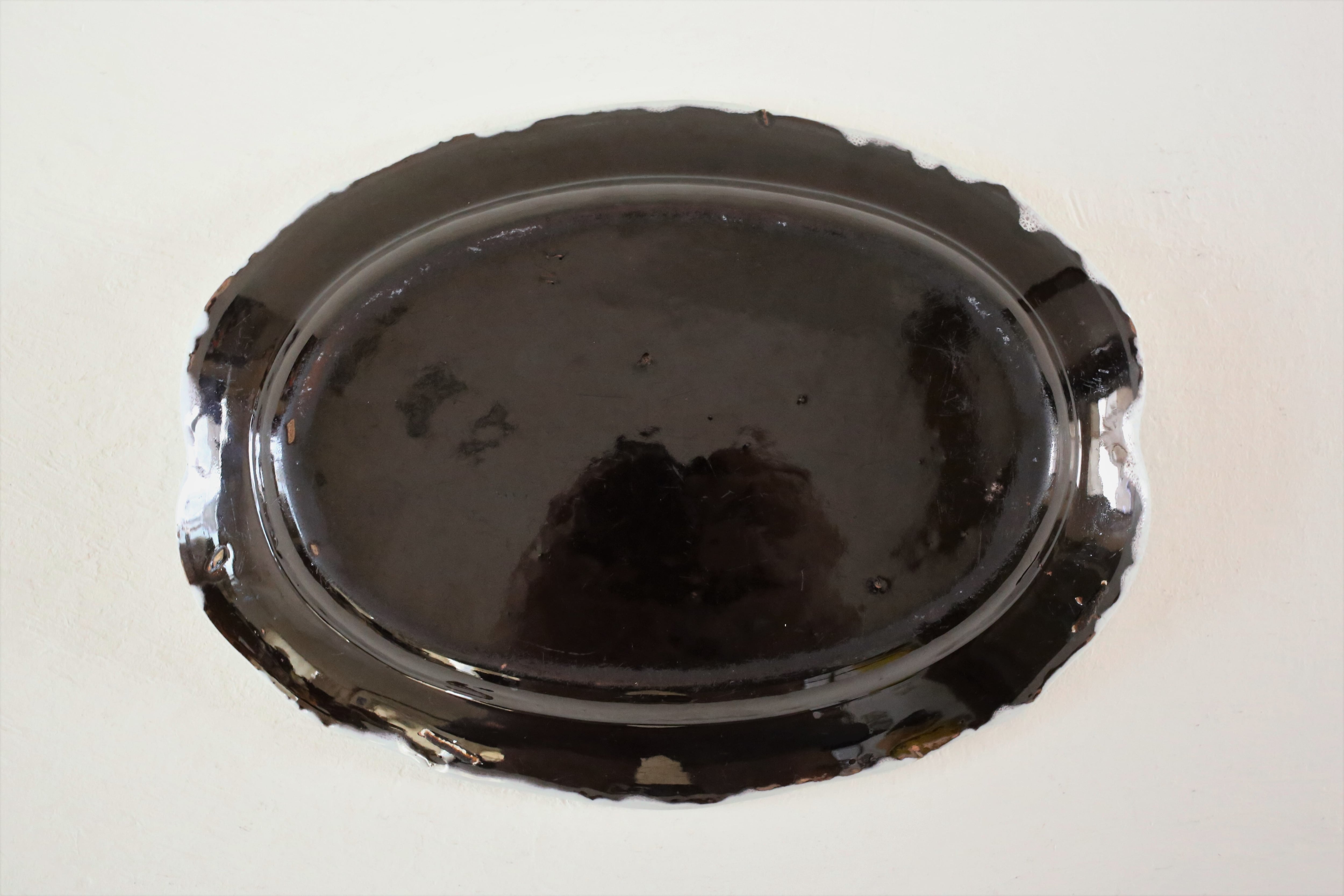 フランス アンティーク キュノワール 『Cul Noir』 大きなオーバル皿 N