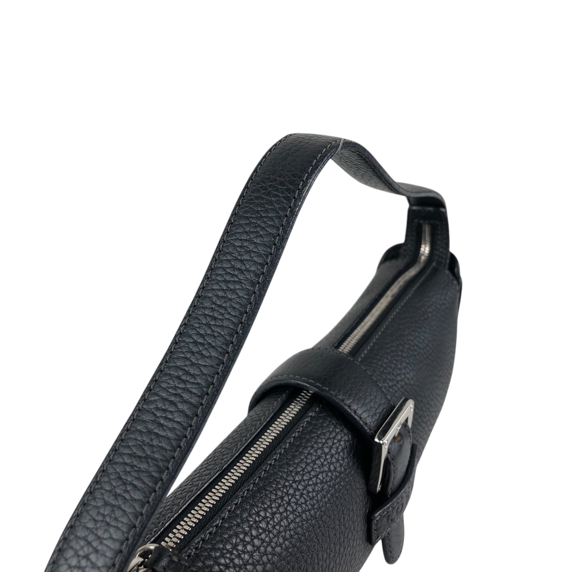 LOEWE ブラックレザー ハンドバッグ ロエベ LOEWE ハンドバッグ ミニボストンバッグ 黒 レザー レディース