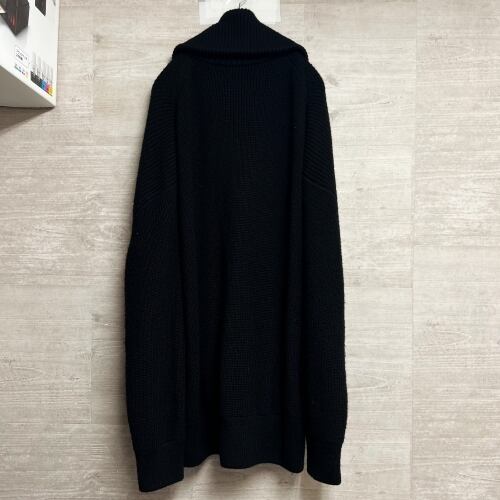 MAISON SPECIAL メゾンスペシャル ハイネックジップニット ブラック 