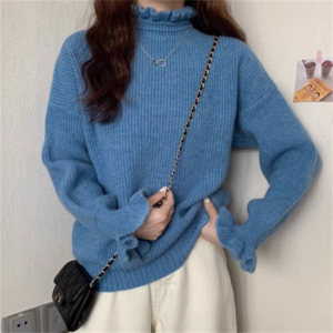 【送料無料】 トップス 3色 セーター 萌え袖 袖あり 長袖 フレア袖 フレアスリーブ ハイネック プルオーバー Aライン フレア ロング丈 フリル 厚手生地 あったか かわいい 大人可愛い 大人女子 こなれ感 シンプル カジュアル 大人 上品 おしゃれ お洒落 ラフ コンサバ フェミニン ガーリー 無地 冬 防寒 30代 40代 レディース 女性用 ママ デート お出かけ お茶会 女子会 休日 授業参観 着回し プチプライス カラバリ デイリーユース 普段使い ファッション 着痩せ   インスタ映え