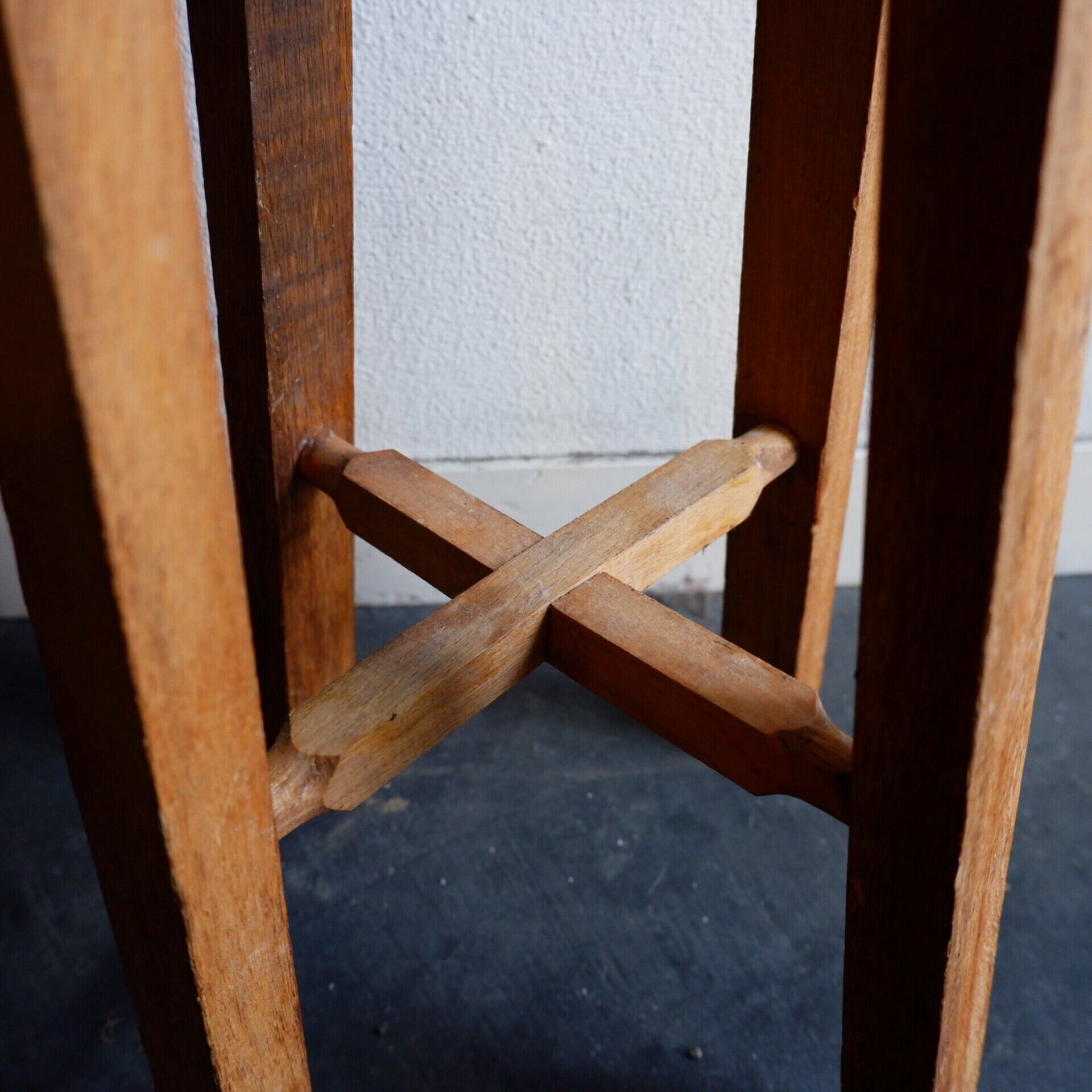 ヴィンテージ 丸椅子 スツール 鋲打ち 椅子 ヴィンテージ アンティーク レトロ