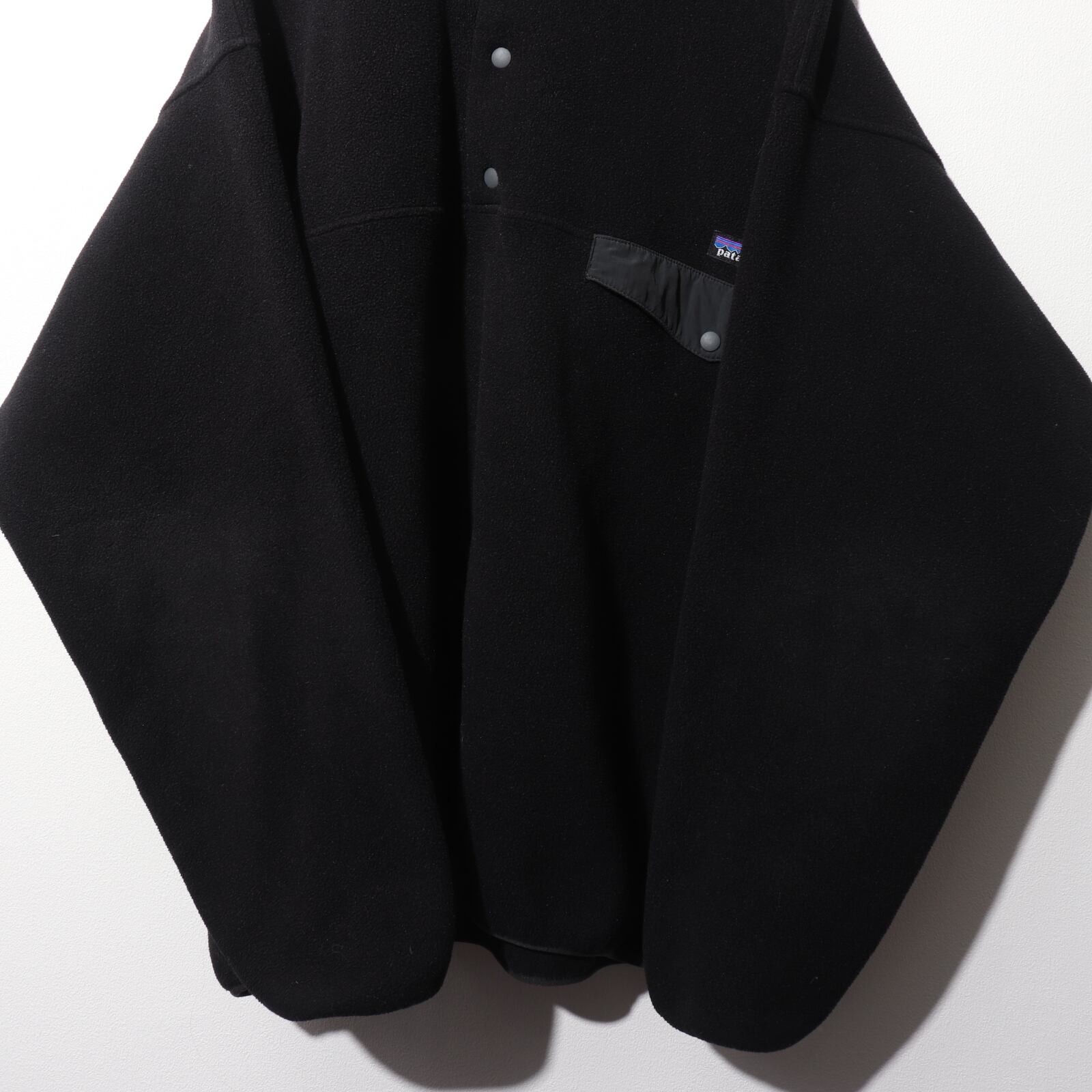美品 XL 14年 黒 ブラック スナップT Patagonia パタゴニア フリース 