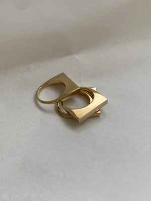 line ring / gold