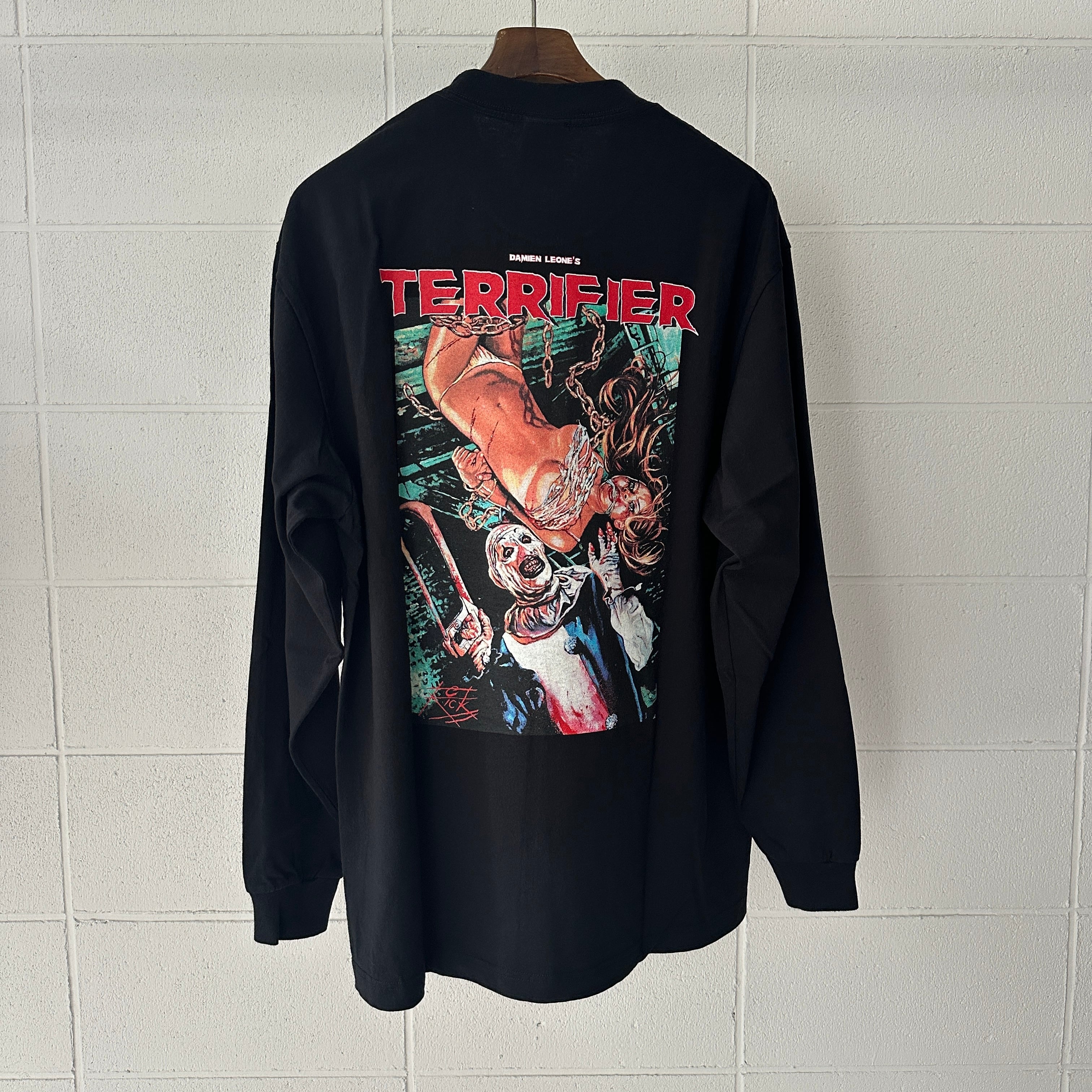 WACKOMARIA TERRIFIER WASHED HEAVY WEIGHT CREW NECK LONG SLEEVE T