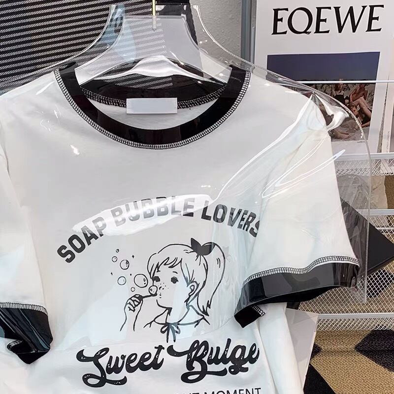 Tシャツ 黒 テニス ストリート Tシャツ ラインストーン ねこ ピンク 黒 白 カジュアル デコレーション ブラウス Tシャツ レオパード ルームウェア 黒 白 ヒョウ柄 トップス ピンク Tシャツ トップス Tシャツ カジュアル 白 ピンク シャツ グラデーション