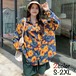 シャツ 長袖シャツ カジュアルシャツ 花柄シャツ 花柄 トップス レディース 長袖 襟付き ポロカラー ボタン 前開き プリント ルーズ レトロ カジュアル きれいめ 可愛い お洒落 普段使い 日常使い 普段着 お出かけ デート 女子会 休日 秋 イエロー 黄色 パープル 紫 S M L XL 2XL 10代 20代 30代 大人 大人可愛い コーデ コーディネート 韓国 ファッション オルチャン お取り寄せ 送料無料 hll-1207