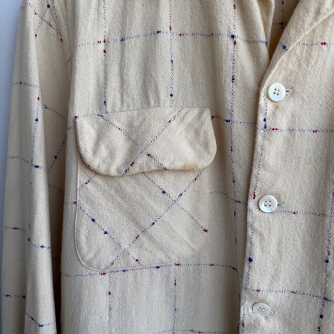 Game and Lake ウールチェックシャツ 50s 画像7