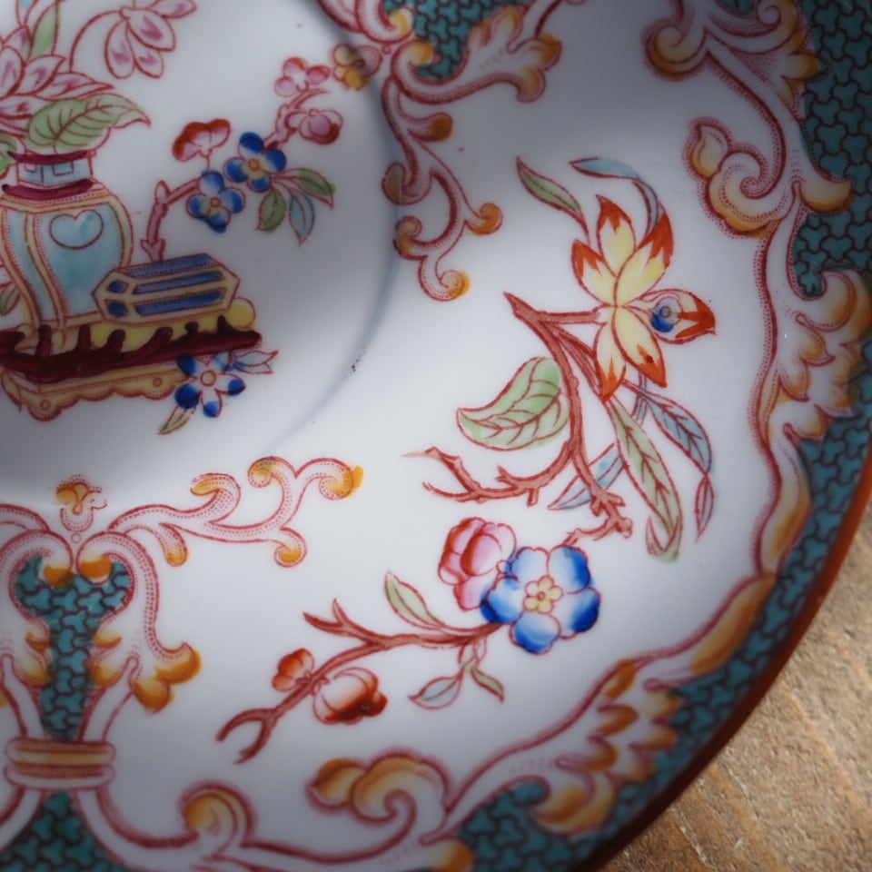 希少フランスアンティーク サルグミンヌ ミントン248 カップ＆ソーサー