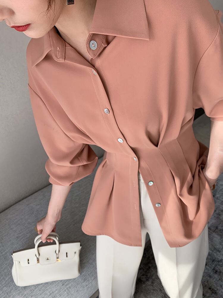 スクエアネック ベルト ペプラム ブラウス トップス チュニック ショート ショート丈 袖あり 7分袖 七分袖 パフスリーブ ベルト ウエストマーク 前開き かわいい 大人可愛い きれいめ シンプル カジュアル 大人 上品 おしゃれ 大人女子 こなれ感 ラブリー キュート ガーリー スクエアネック ベルト ペプラム ブラウス トップス チュニック