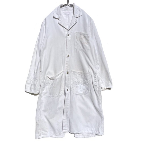 [STANDARD LINEN CO - Union Made] Vintage Cotton Linen Shop Coat Work Coat [1960s-] Vintage Shop Coat