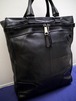 ★Dior Homme ディオールオム A4対応 ビジネス可 レザー トート ハンド バッグ 黒★ 通勤・通学にも大活躍のA4対応トート型の万能モデル♪