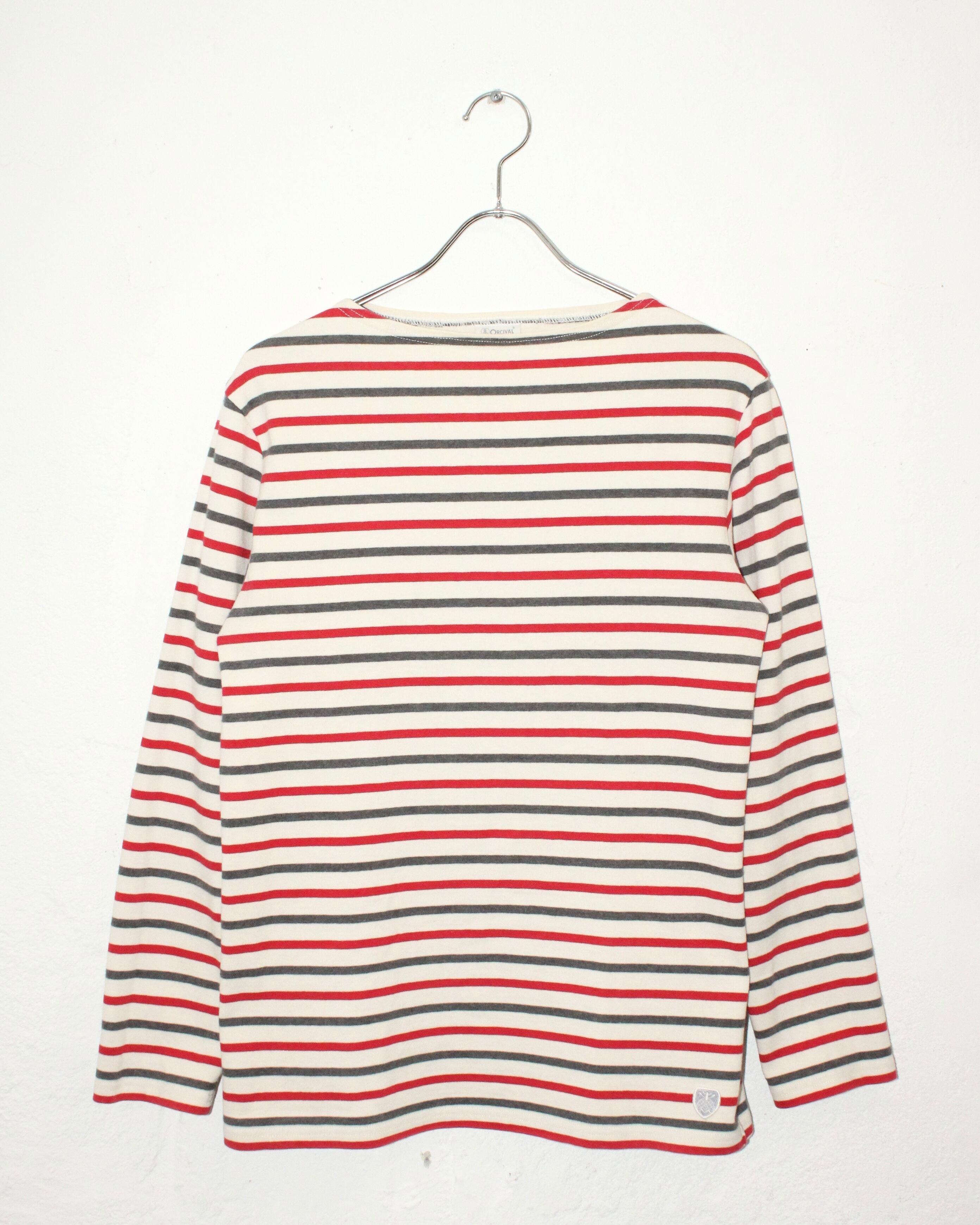 ORCIVAL Border Pattern Basque Shirt