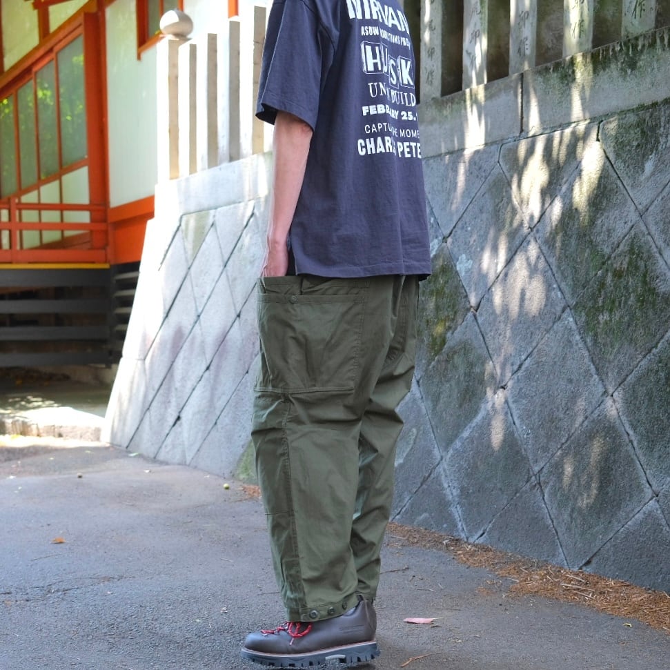 SASSAFRAS(ササフラス) Overgrown Pants 4/5-Olive-(SF-262339) | Signs